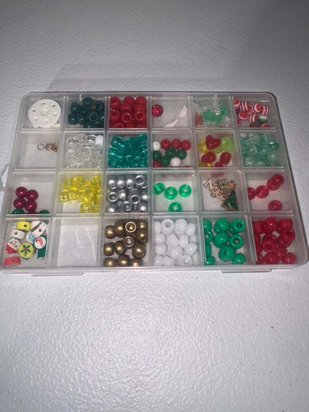 Christmas Bead Box - Pony Beads - ,